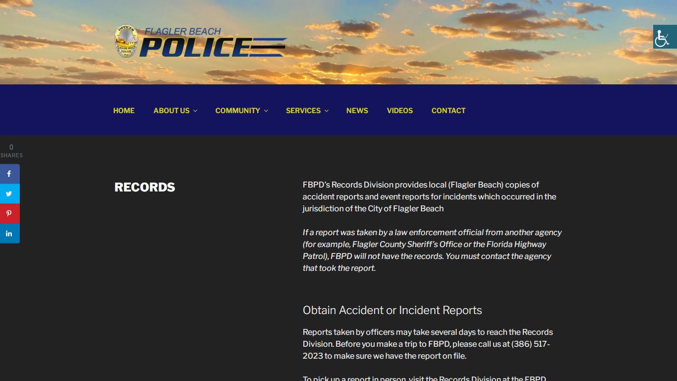 Records – Flagler Beach Police Department