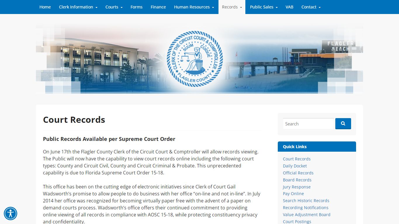 Court Records – Flagler County Clerk of the Circuit Court & Comptroller