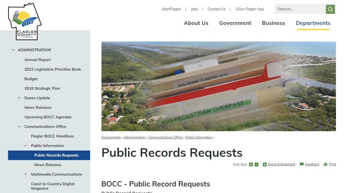 Public Records Requests | Flagler County, FL